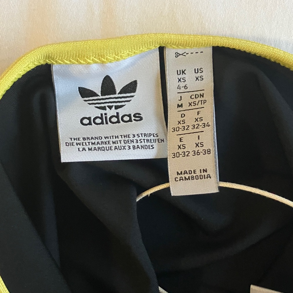 Adidas Black Bodysuit with Multicolor Accents - Picture 5 of 9